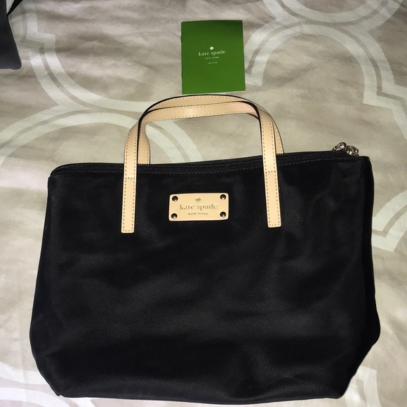 kate spade Handbags - Kate Spade Black nylon mini tote